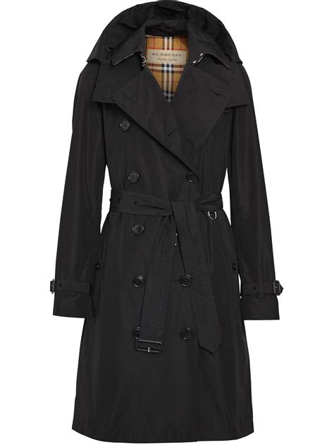 burbeery|burberry trench coat with hood.